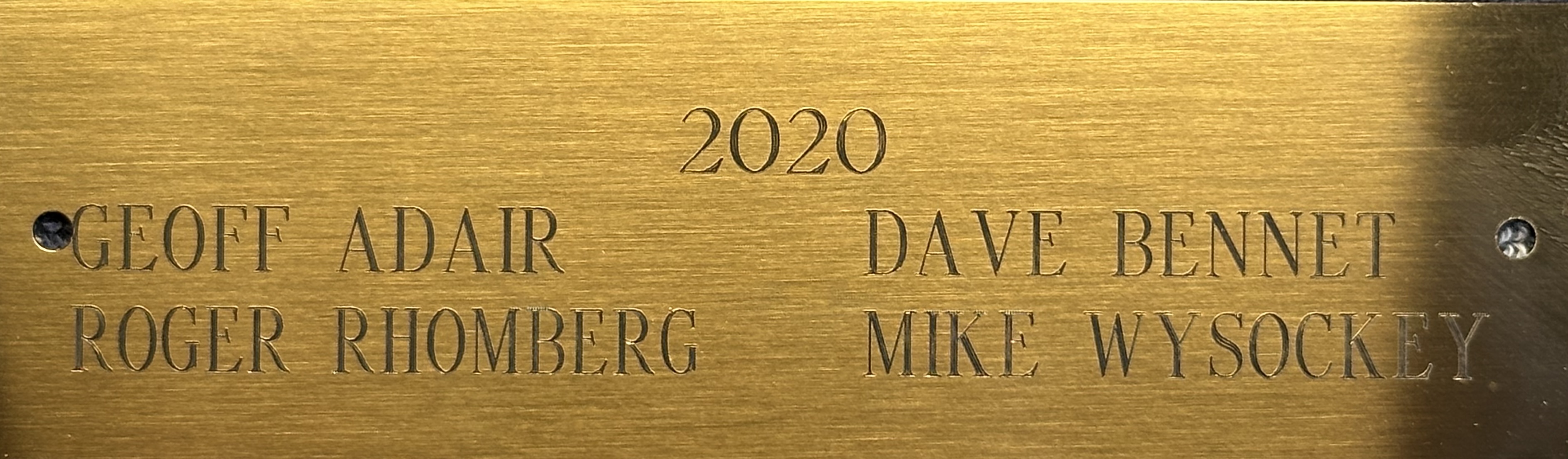 Trophy plaque