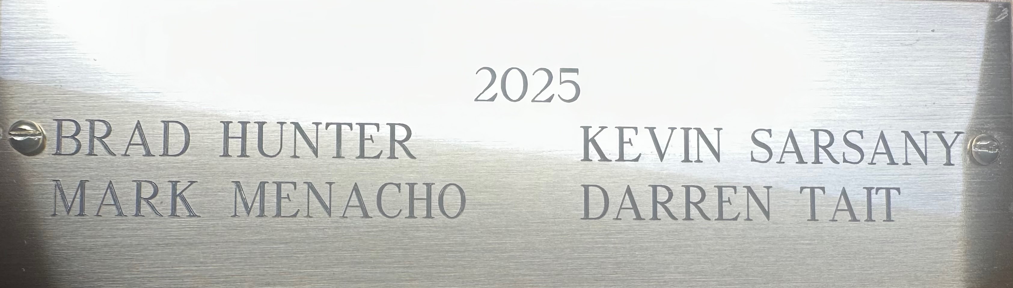 Trophy plaque
