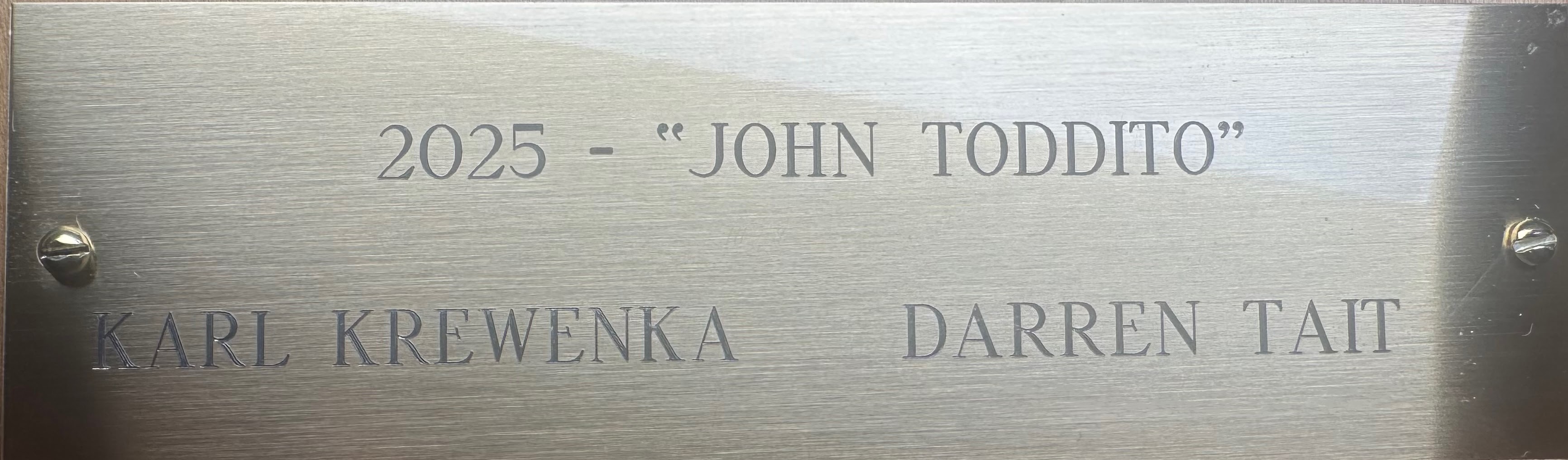 Trophy plaque